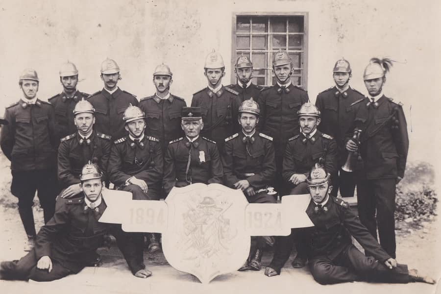 Operativci PGD Sežana ob 30-letnici društva, 1924
